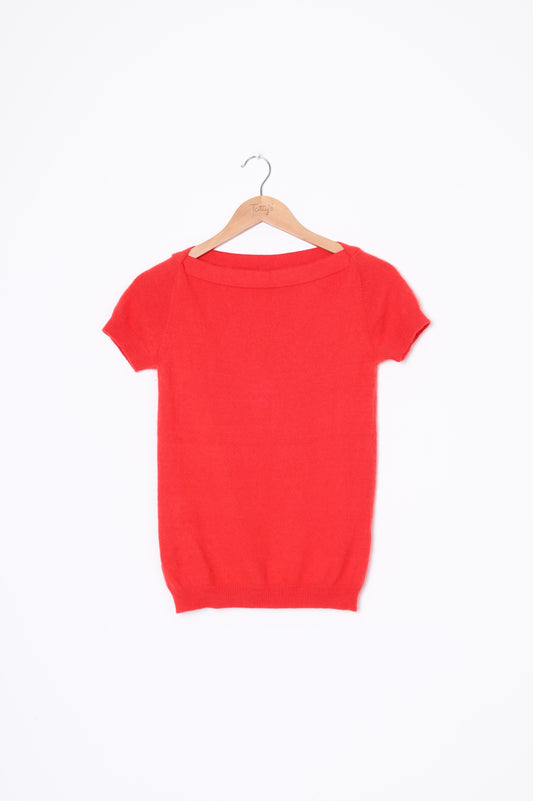 Jean Paul Gaultier Femme Womens Orange Top Size 40