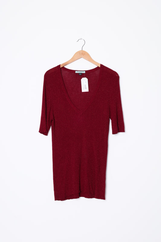 Kate Sylvester Womens Pink Top Size L