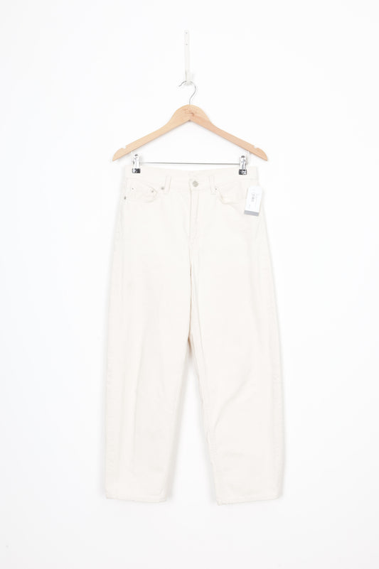 Cos Womens Cream Jeans Size W 27