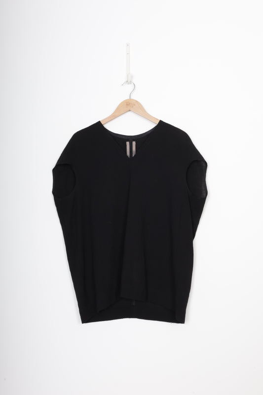 Rick Owens Womens Black Top Size 12