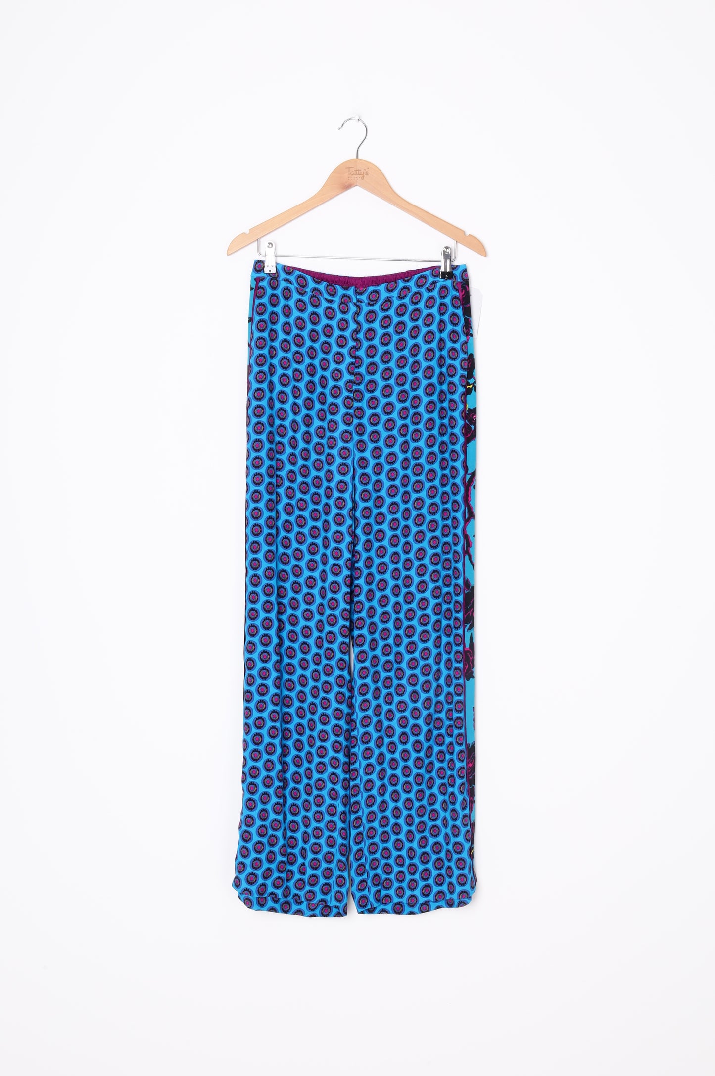 Diane von Furstenberg Womens Blue Pants Size 6