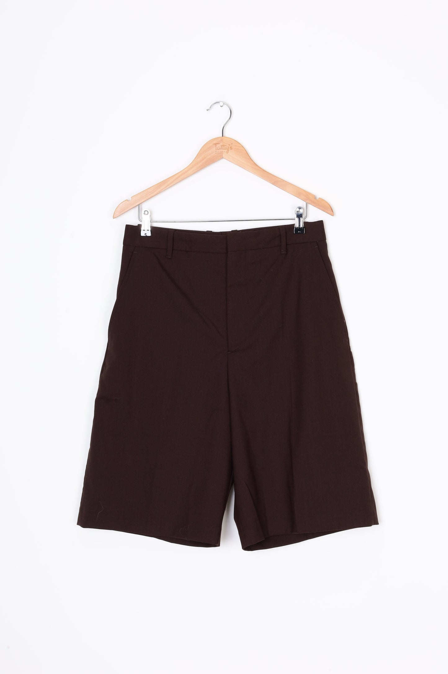 Zara Mens Brown Shorts Size 40