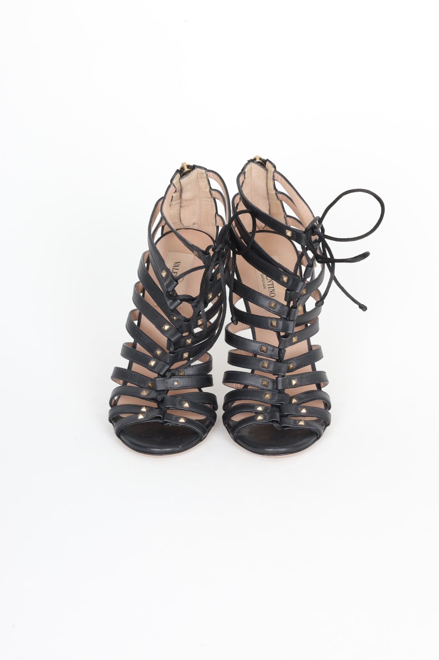 Valentino Womens Black Heels Size EU 36.5