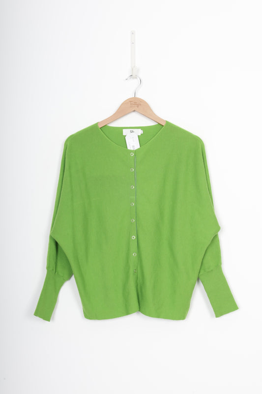 Sills Womens Green Cardigan Size L