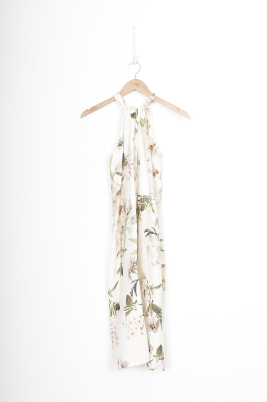 Saint Clair Womens White Dress Size S