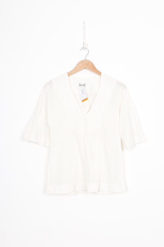 Penny Moon Womens White Top Size 8