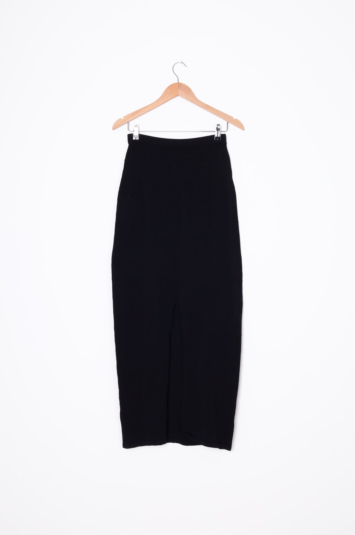 Dissh Womens Black Maxi Skirt Size M