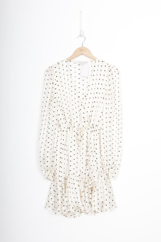 Shona Joy Womens Cream Dress Size 8