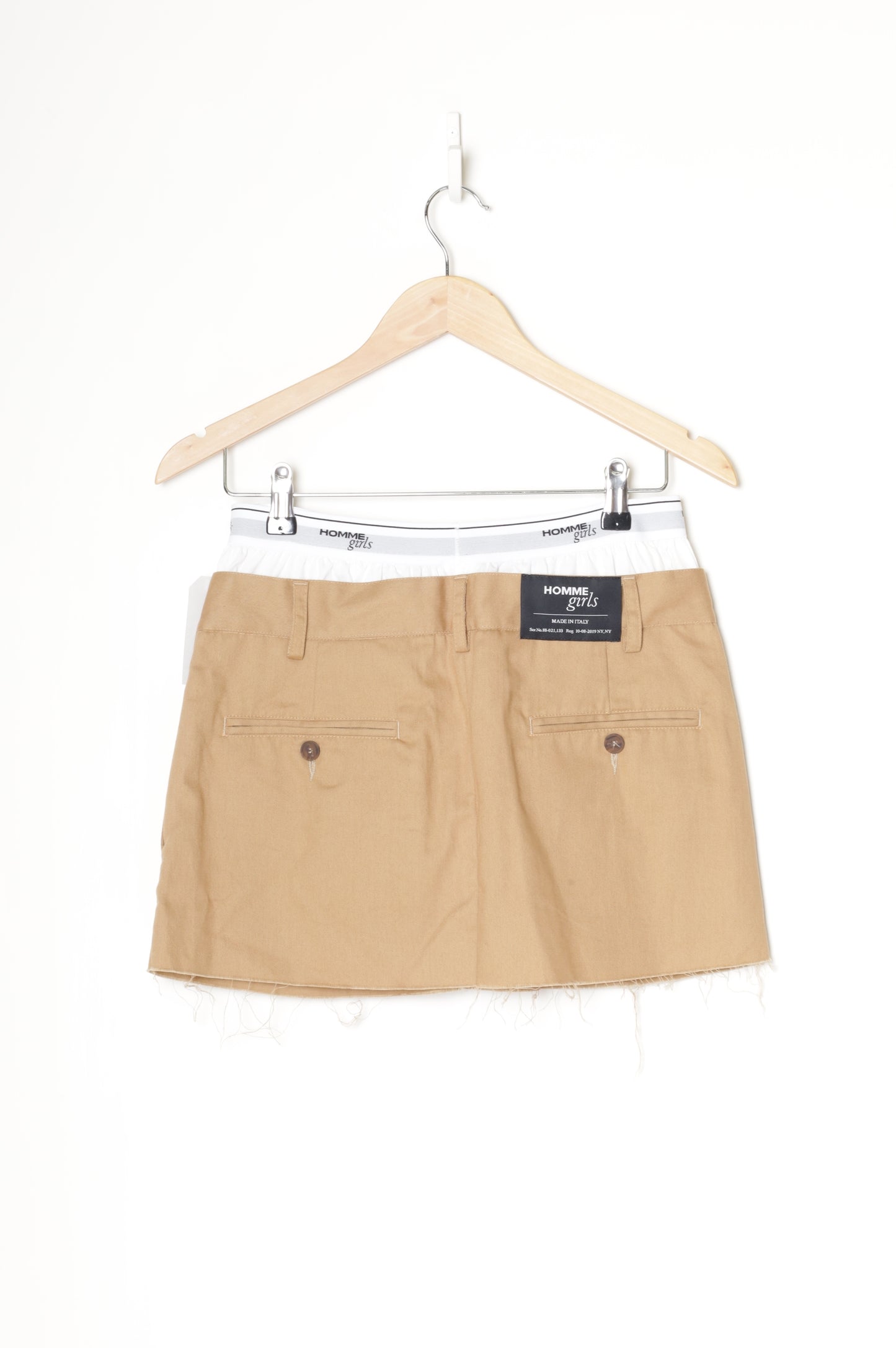 homme girls Womens Khaki Skirt Size S
