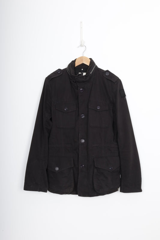 Diesel Womens Black Jacket Size L