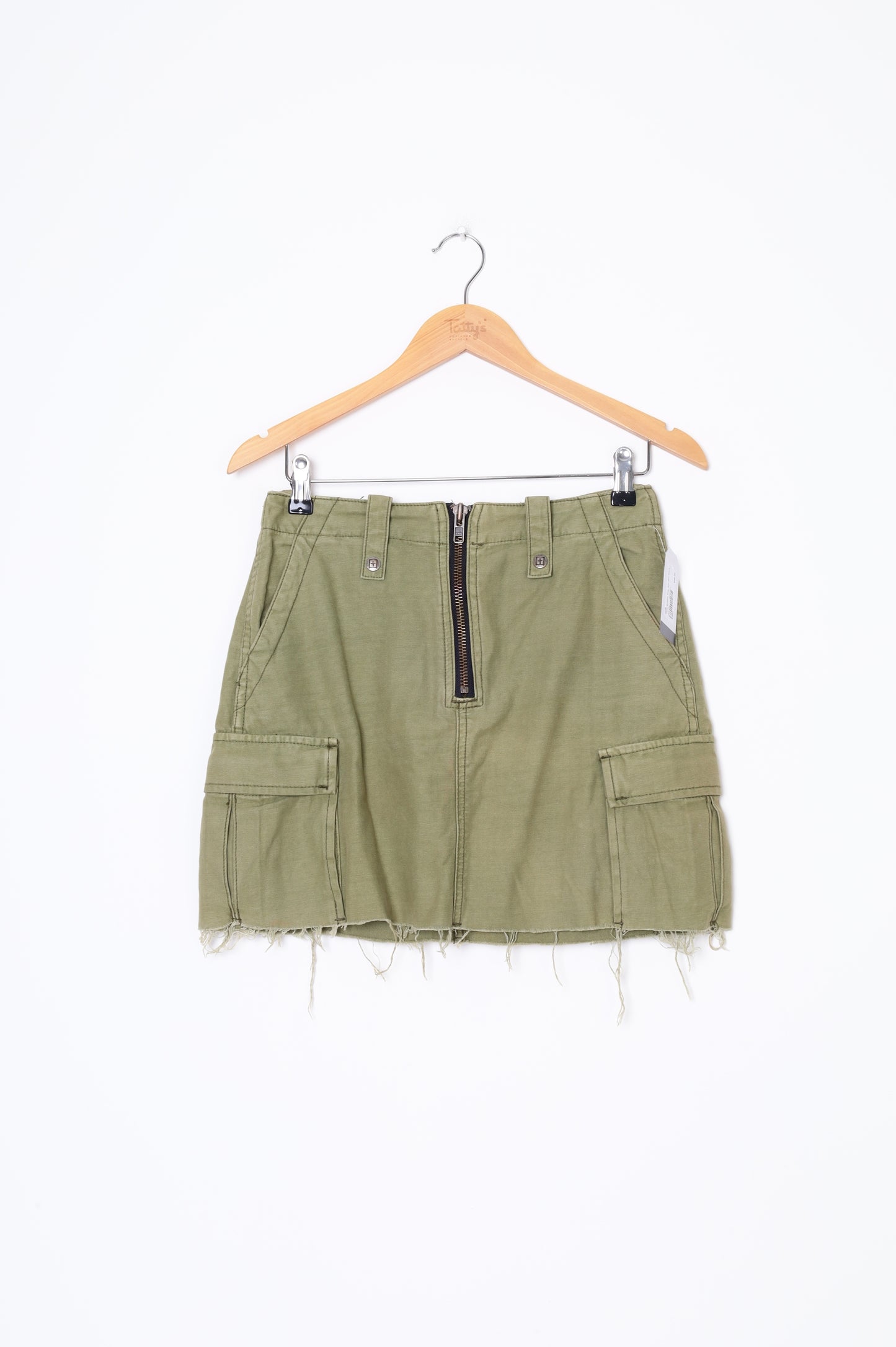 Ksubi Womens Khaki Mini Skirt Size S