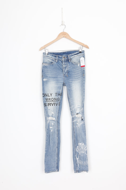 Ksubi Mens Black Jeans Size W 29