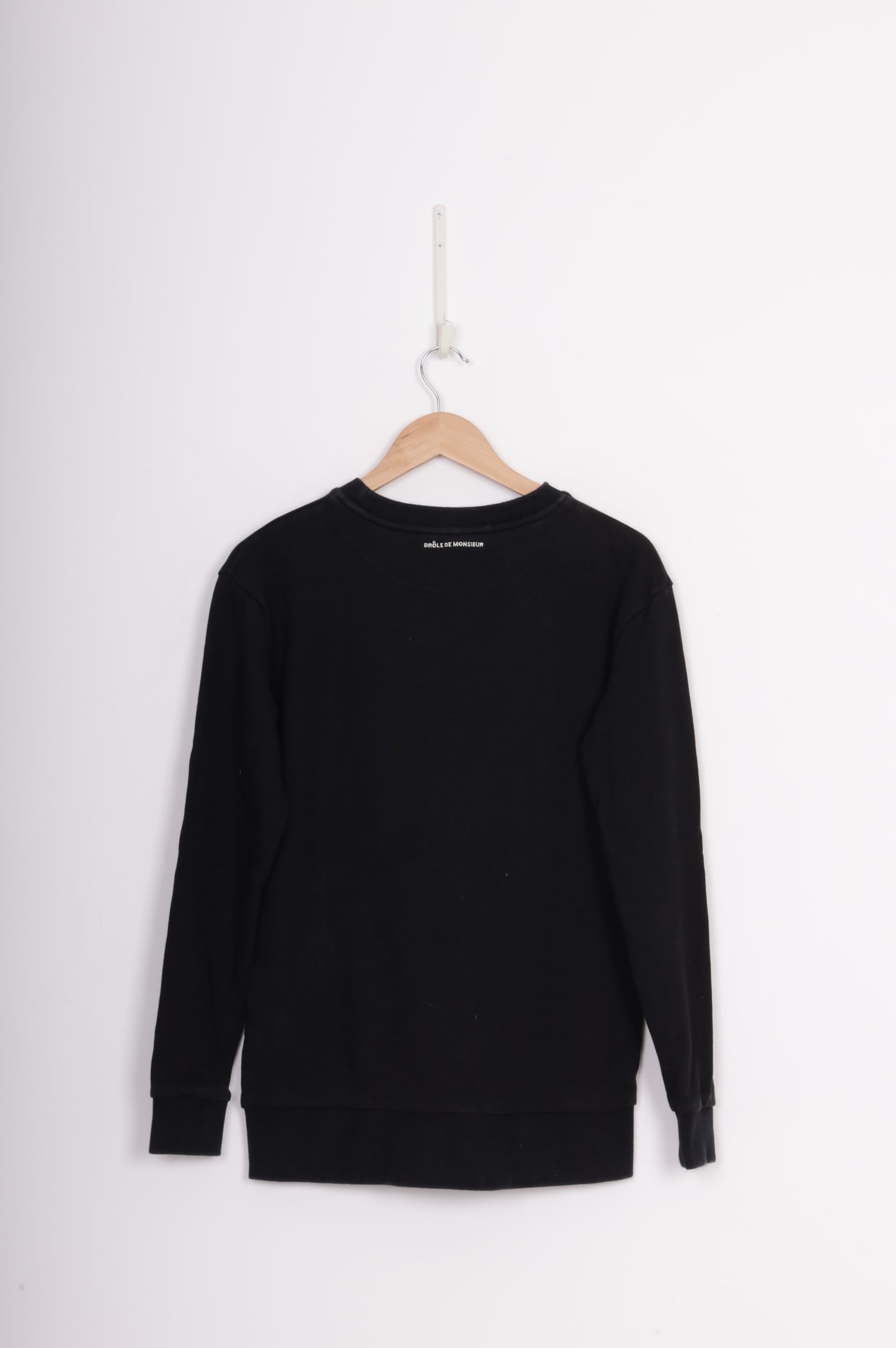 Drole De monsieur Womens Black Sweatshirt Size S