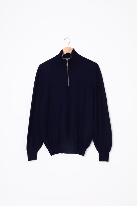 Brunello Cucinelli Mens Blue Jumper Size 52