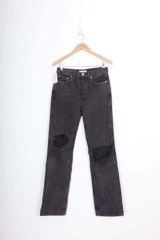 RE/DONE Womens Black Jeans Size W 25
