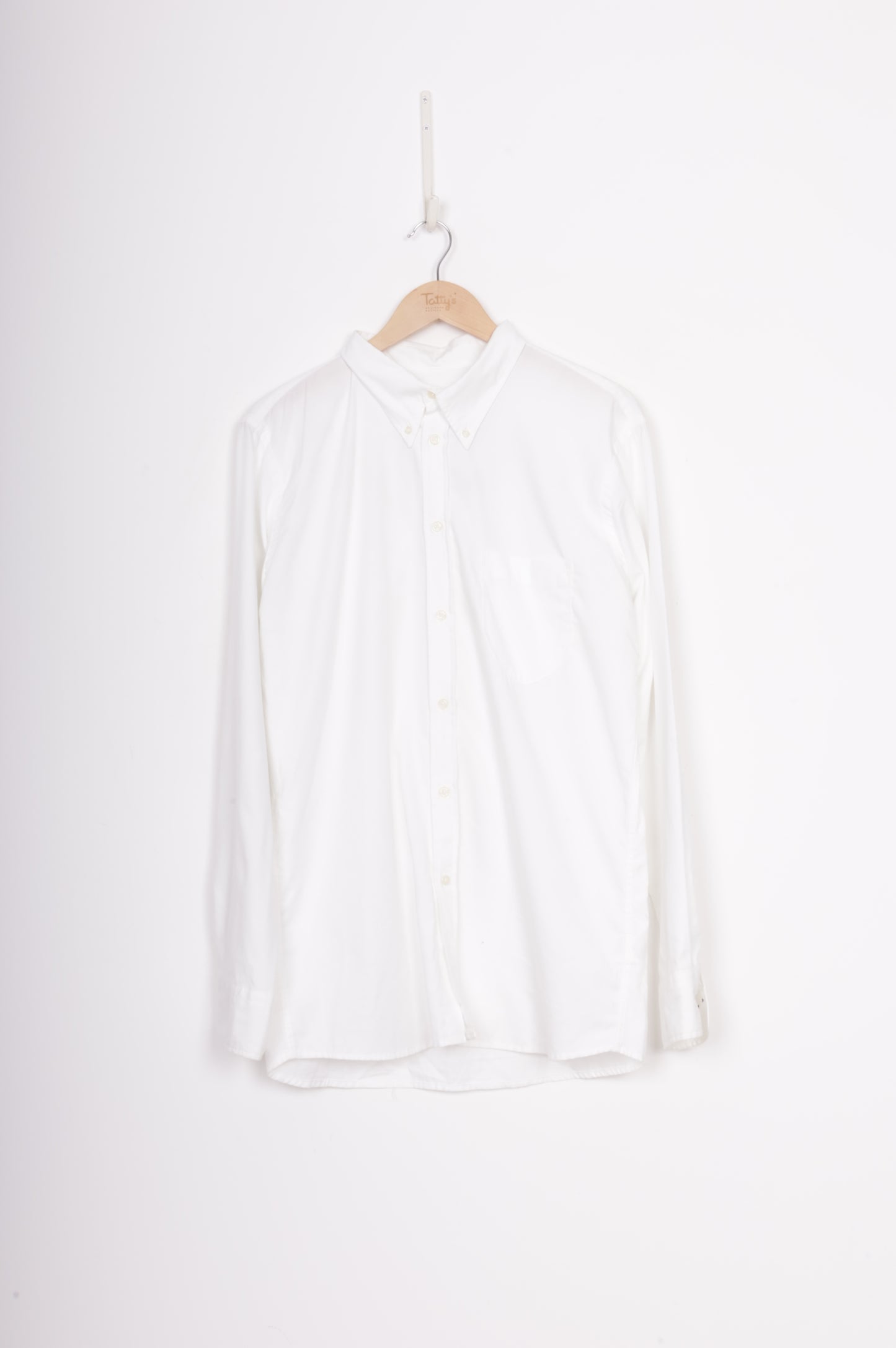 Universal Works Mens White Shirt Size L