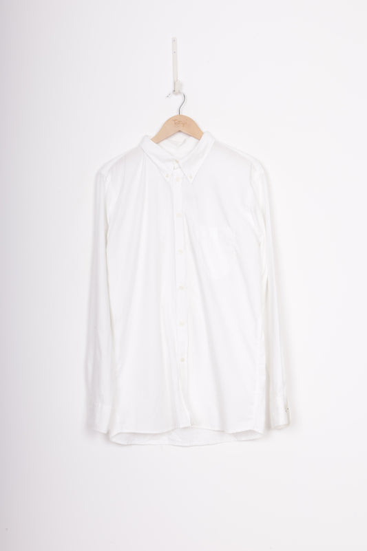 Universal Works Mens White Shirt Size L