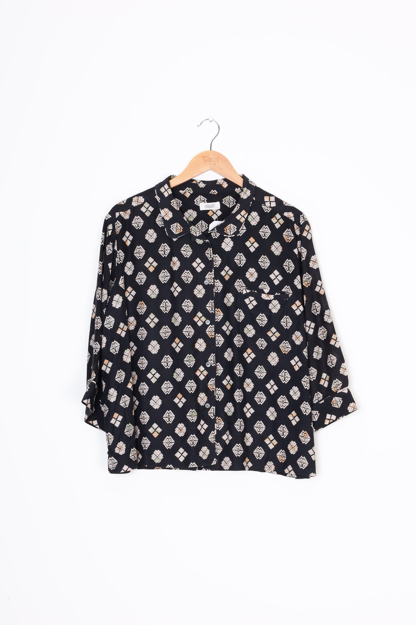 Toast Womens Black Shirt Size M