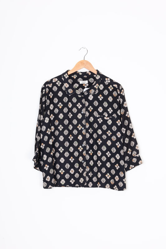 Toast Womens Black Shirt Size M