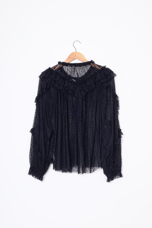 Ulla Johnson Womens Blue Blouse Size 6