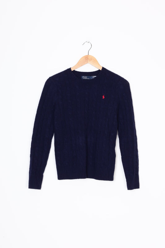 Polo by Ralph Lauren Womens Blue Jumper Size S
