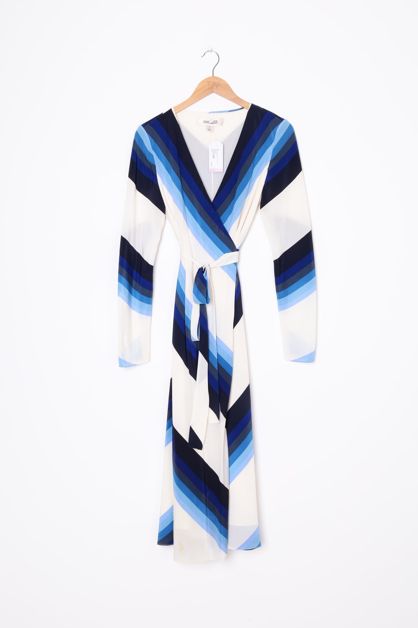 Diane von Furstenberg Womens White Dress Size 6