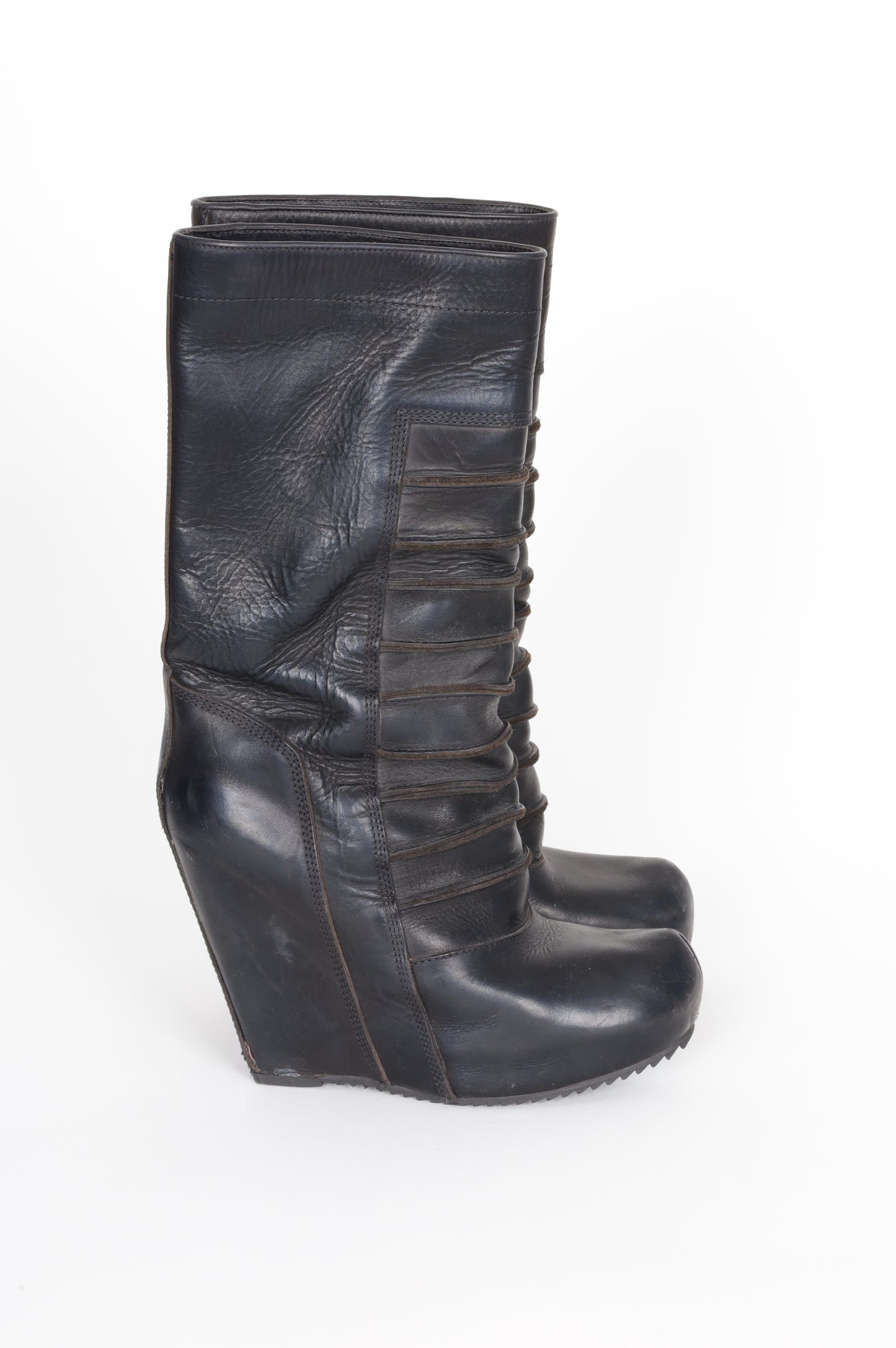 Rick Owens Womens Black Boots  Size EU 38
