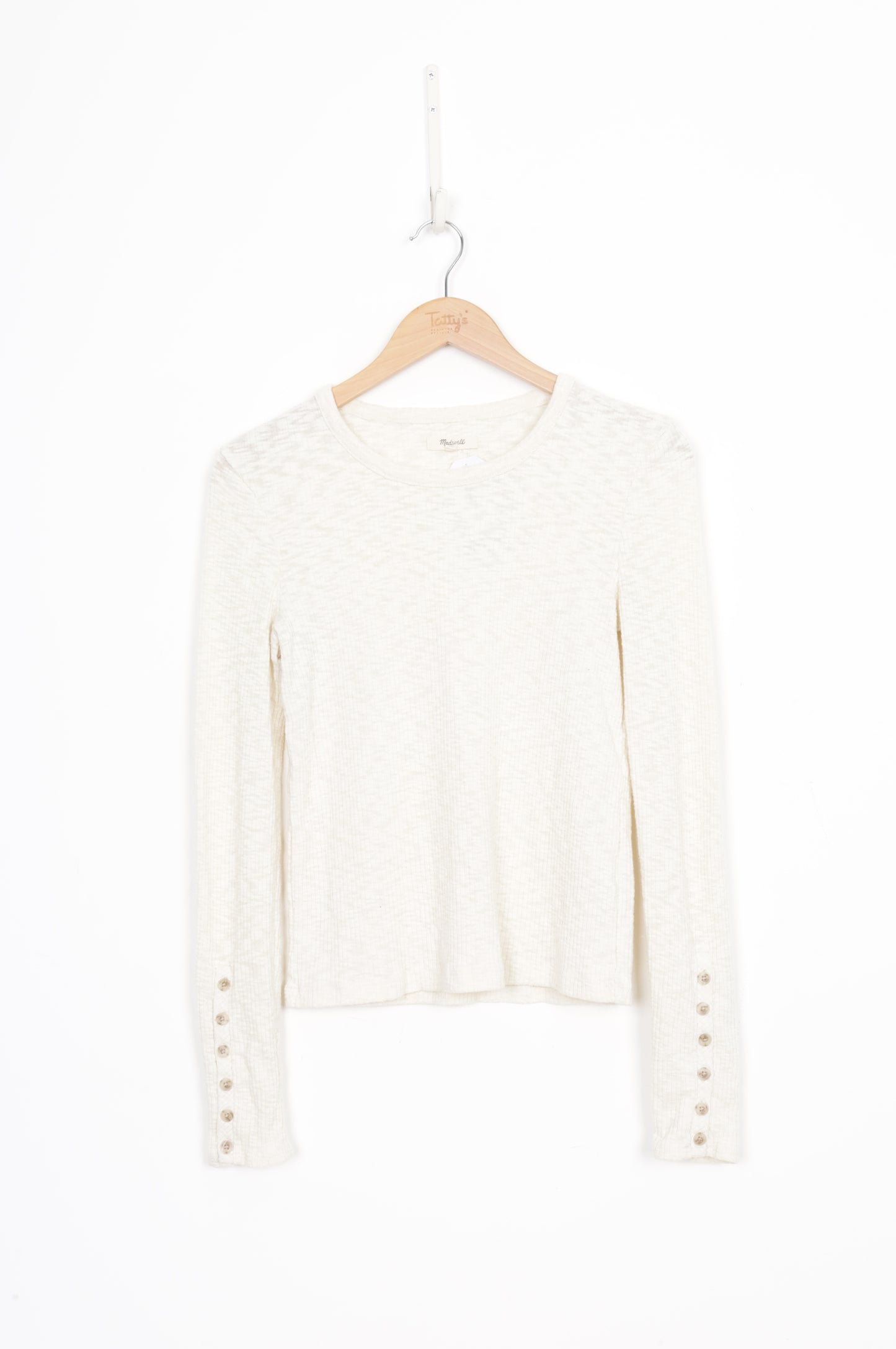 Madewell Womens Cream Top Size S