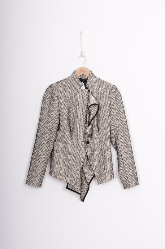 Taylor Womens White Blazer Size S