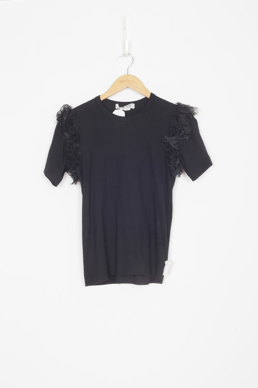 Comme Des Garcons Womens Black Top Size S