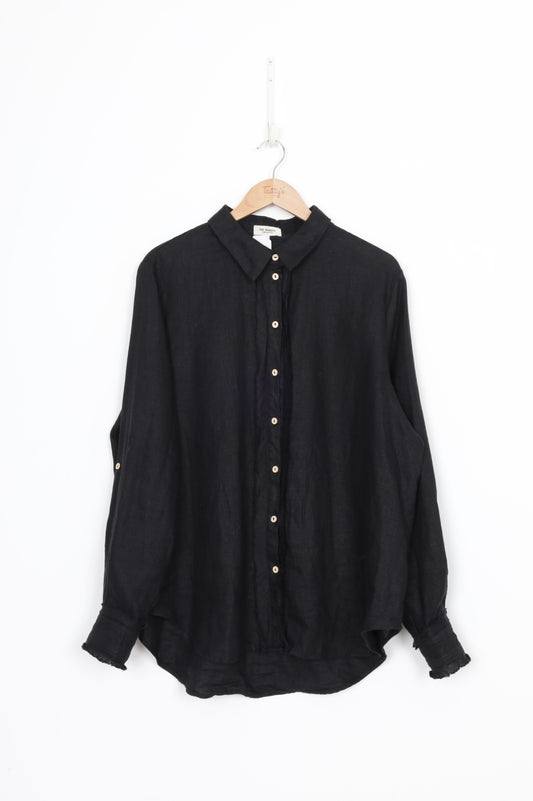 The Shanty Corporation Womens Black Shirt Size L
