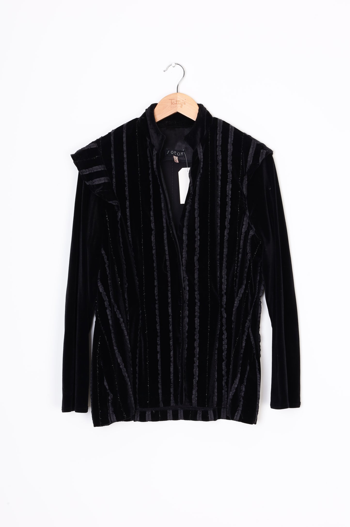 Soeur Womens Black Jacket Size 16