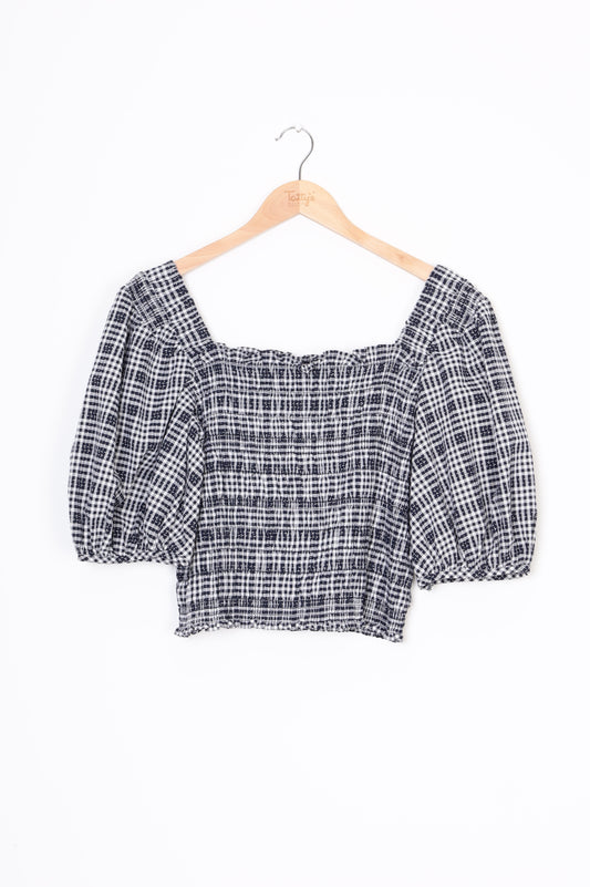 Sylvester Womens Blue Top Size 12