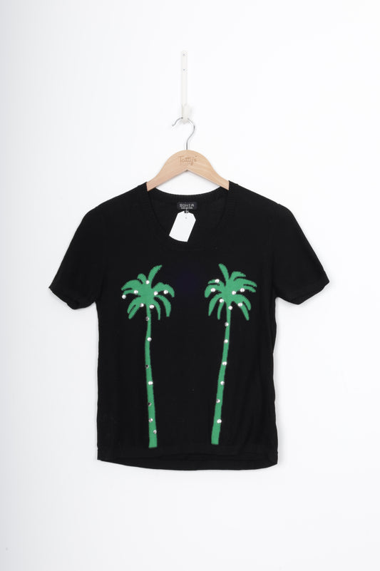 Sonia Rykiel Womens Black Top Size 38