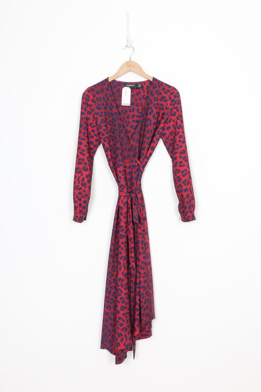 mossman Womens Red Dress Size 6