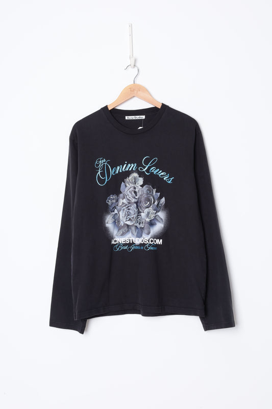 Acne Studios Womens Black Top Size M