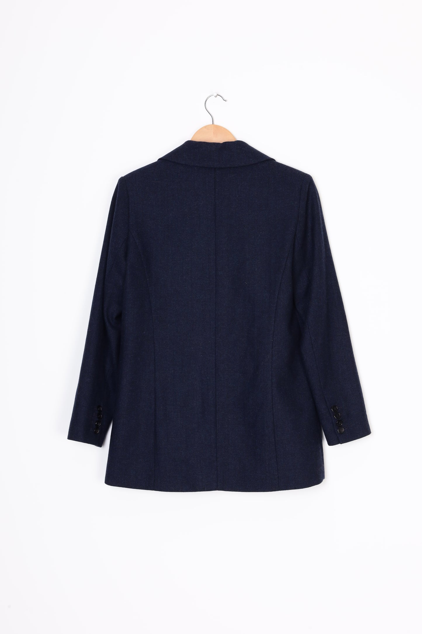 Sills Womens Blue Blazer Size 8