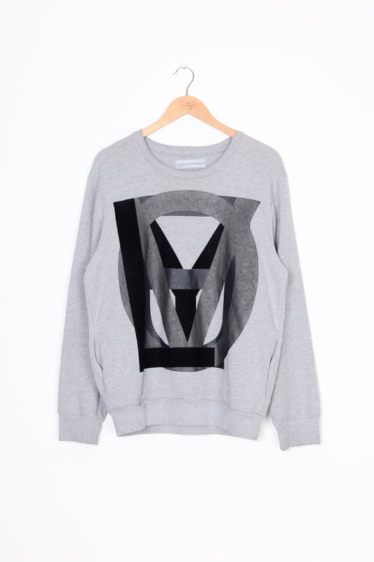 Cocurata Mens Grey Sweatshirt Size S