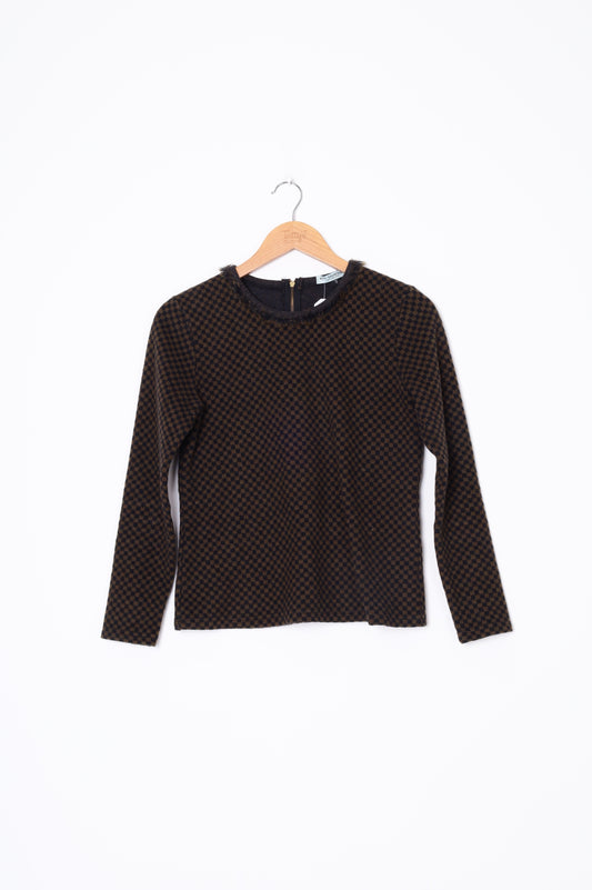 Kate Sylvester Womens Black Top Size S