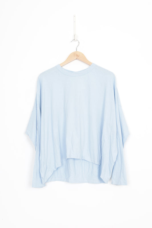 Bassike Womens Blue Top Size M