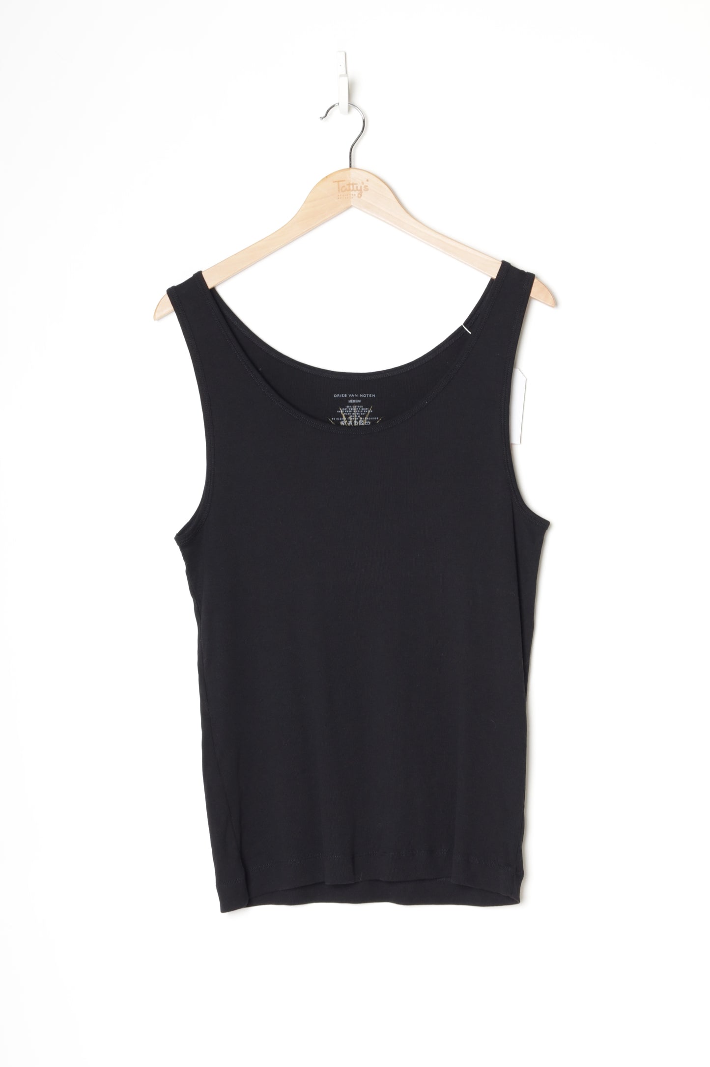Dries Van Noten Womens Black Top Size M