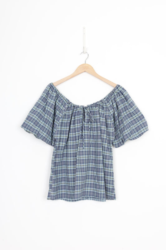 Ruby Womens Blue Top Size 14