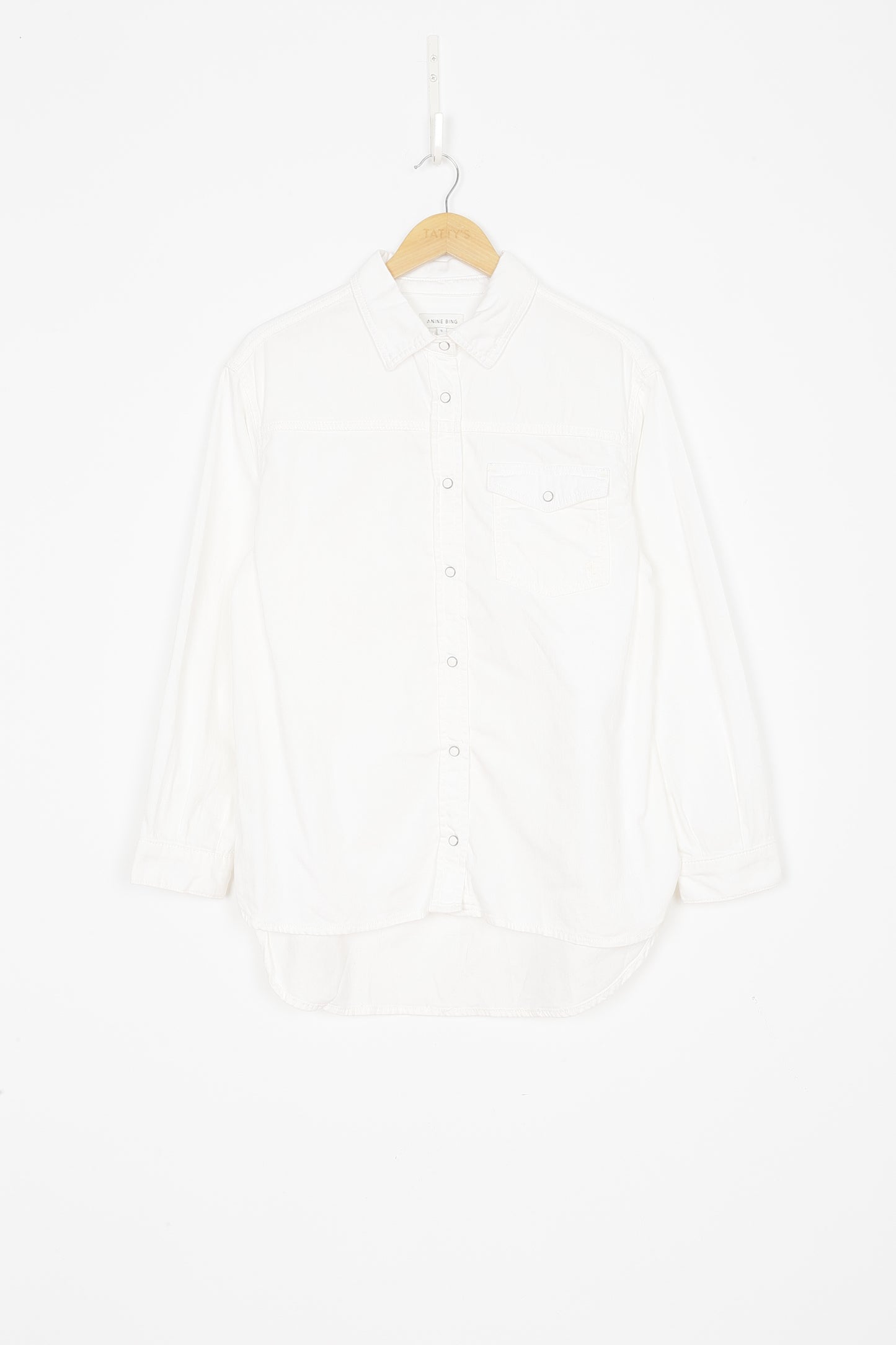 Anine Bing Womens White Jacket Size S
