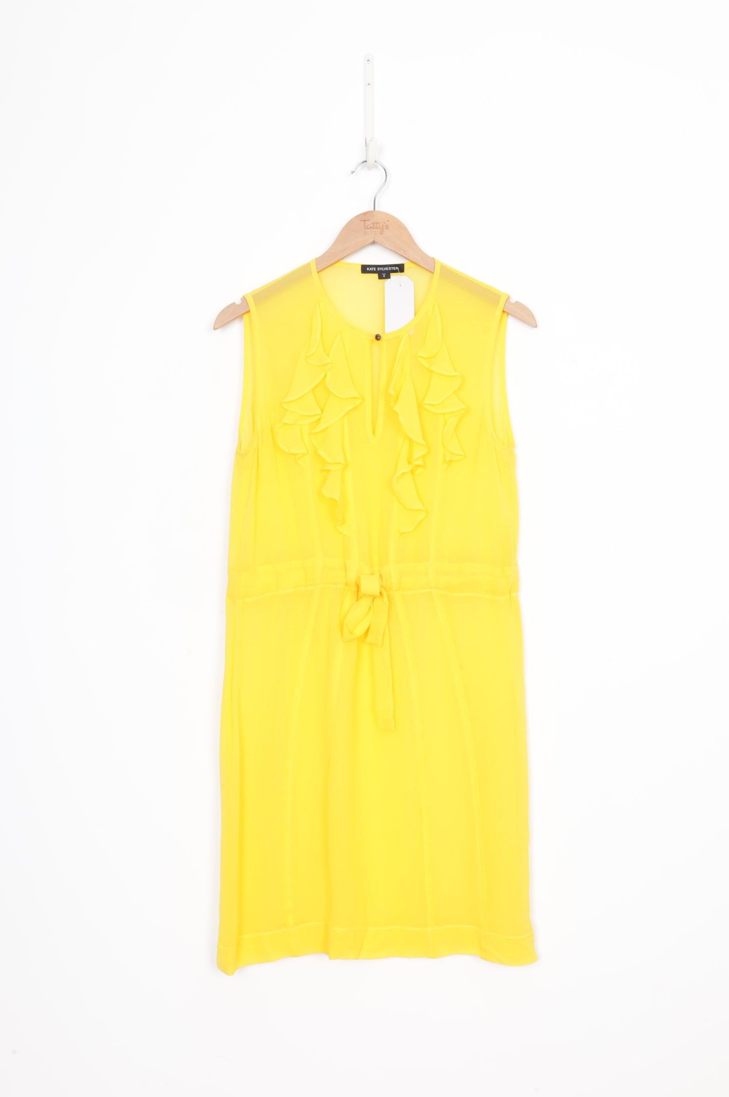 Kate Sylvester Womens Yellow Dress Size S