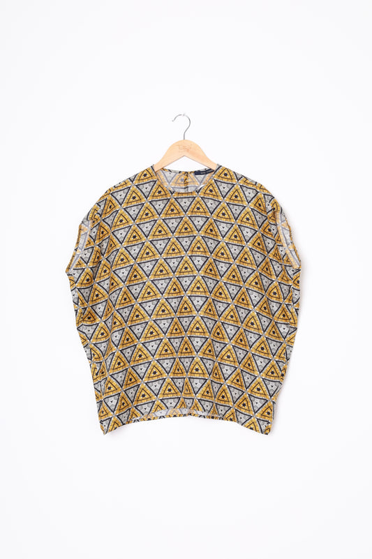 Sofie D'hoore Womens Yellow Top Size EU 38