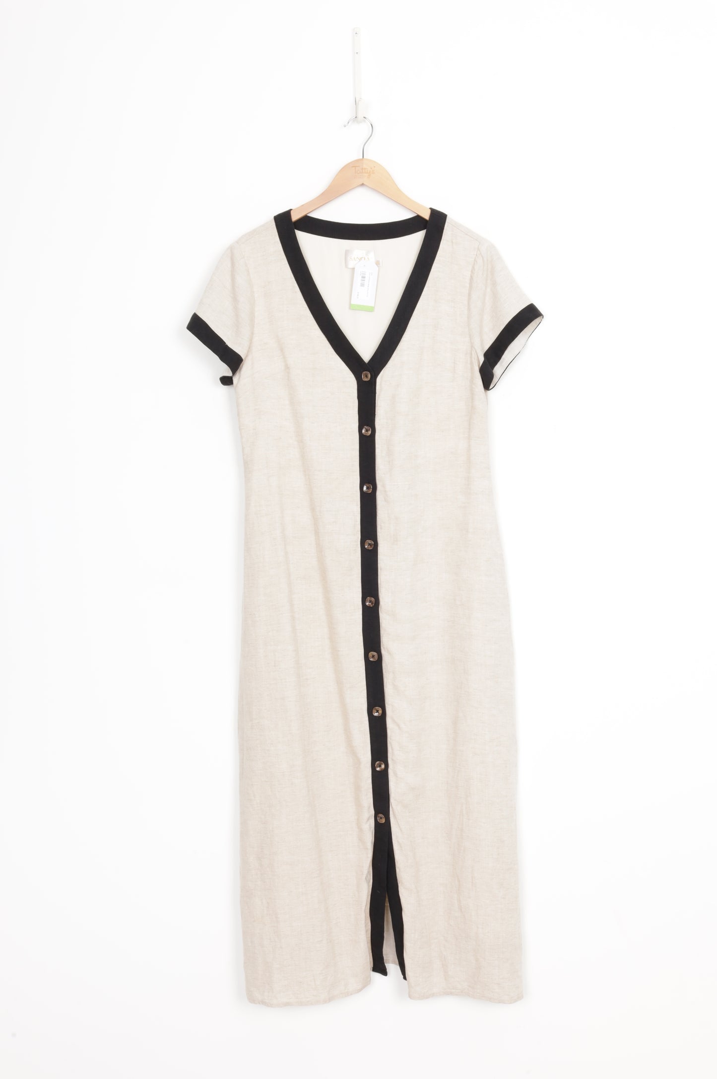 Sancia Womens Beige Dress Size XL