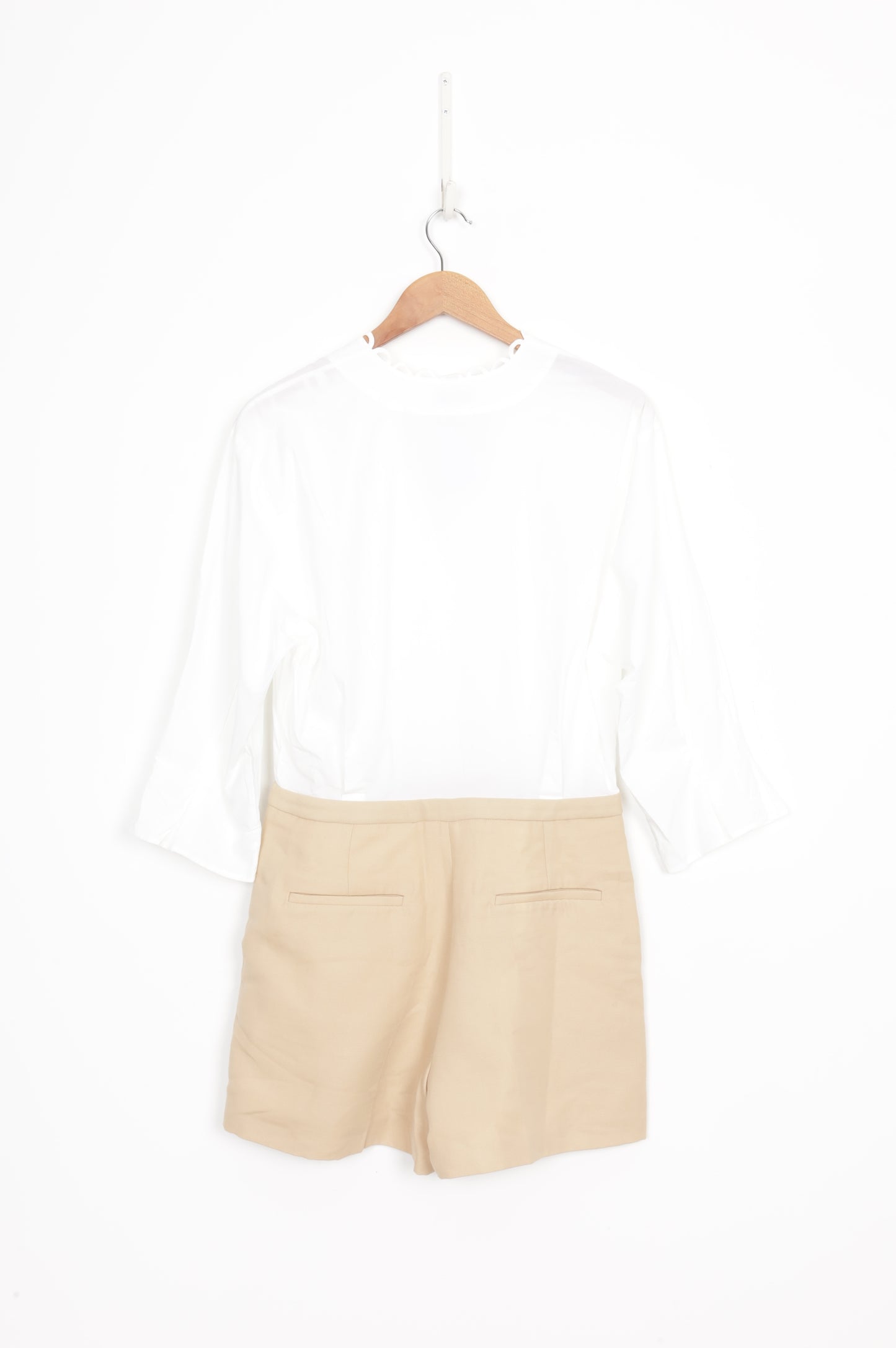 Sandro Paris Womens White Playsuit Size 40