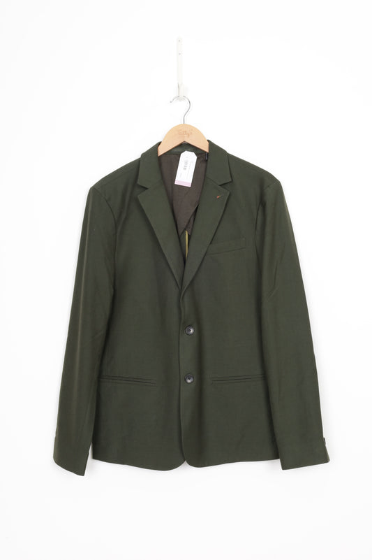 Scotch & Soda Mens Green Blazer Size L