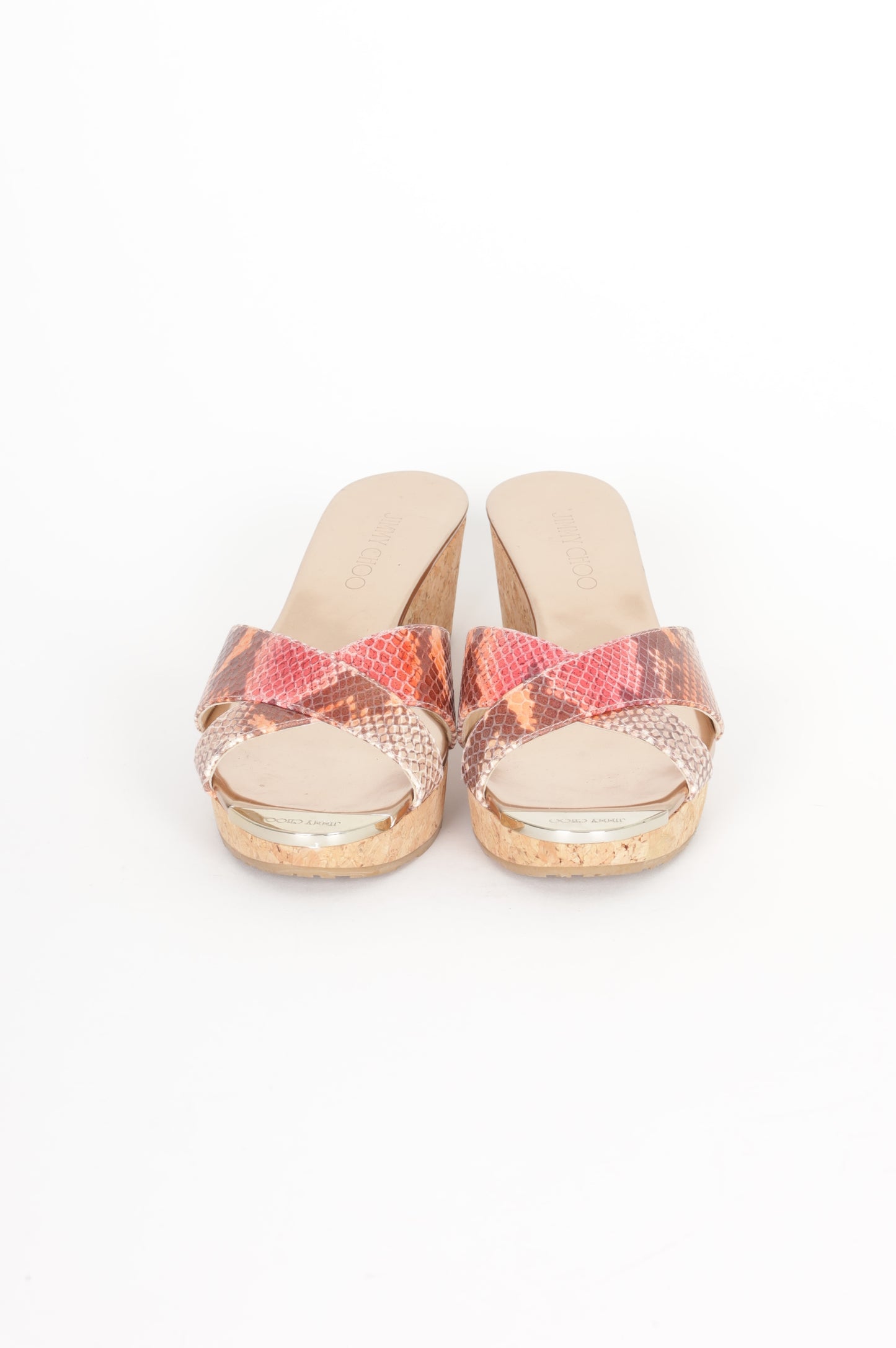 Jimmy Choo Womens Metallic Shoes Size EU 39.5