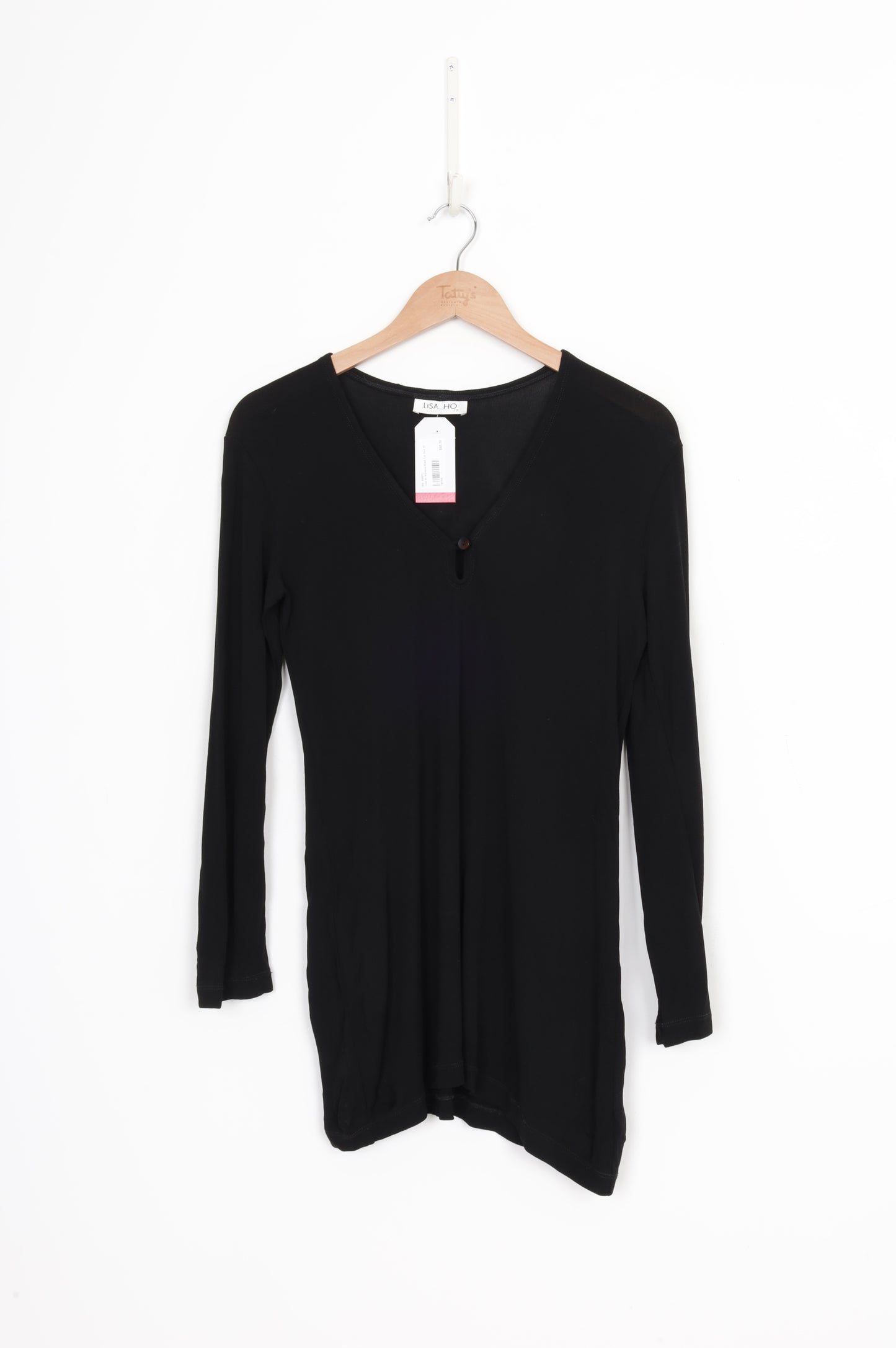 Lisa Ho Womens Black Top Size 12
